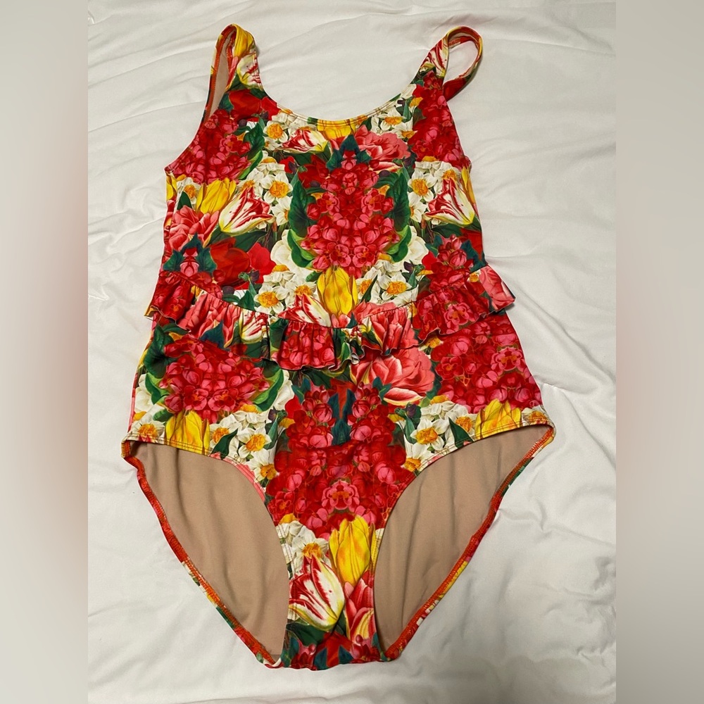 Skirted tulip one piece